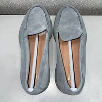 Santoni Men's Yaltamoc Suede Loafers in blue - men's loafer - view 5