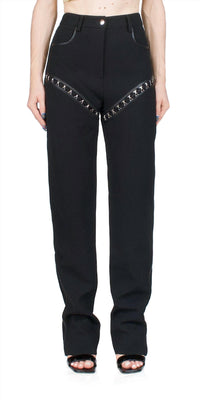 Paris Georgia - Hook Straight Leg Trousers