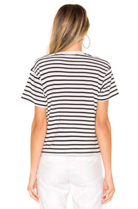 Atm - Jersey Stripe Boy Short Sleeve Top