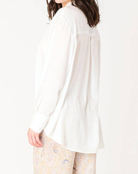 Dex - Satin Button Down Blouse