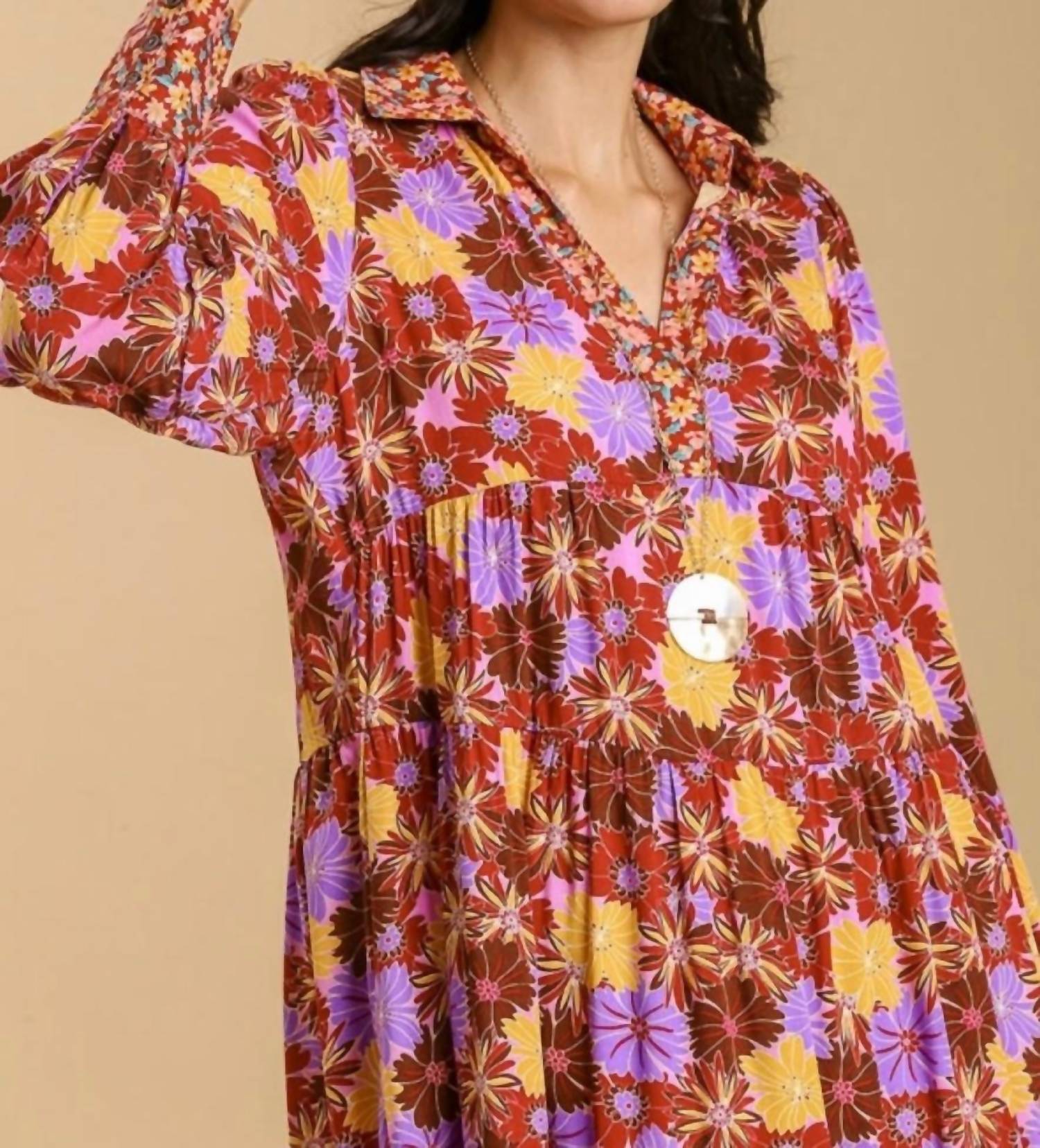 Umgee - Shabby Chic Maxi Dress