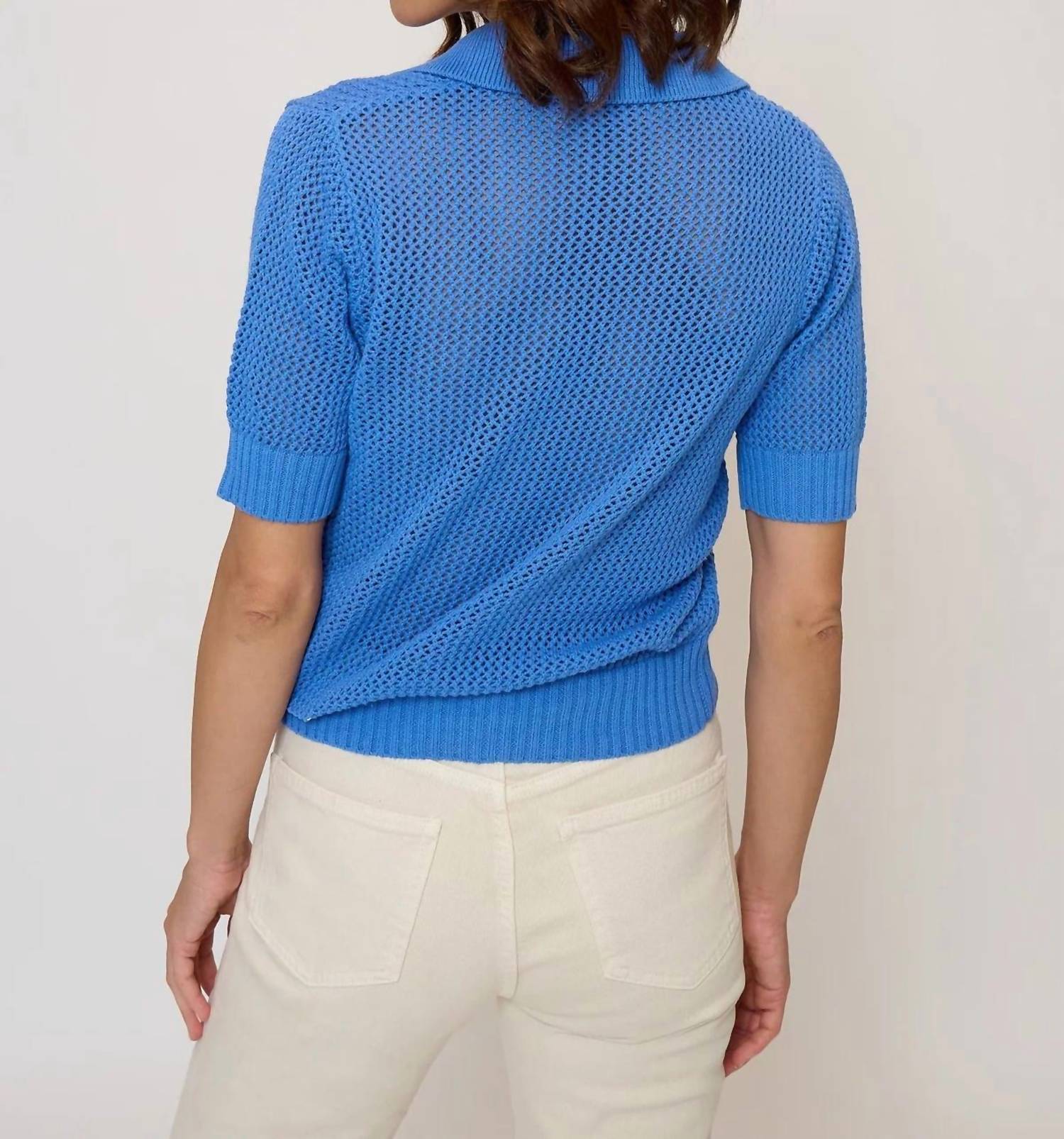 Central Park West - Fitted Textured Polo
