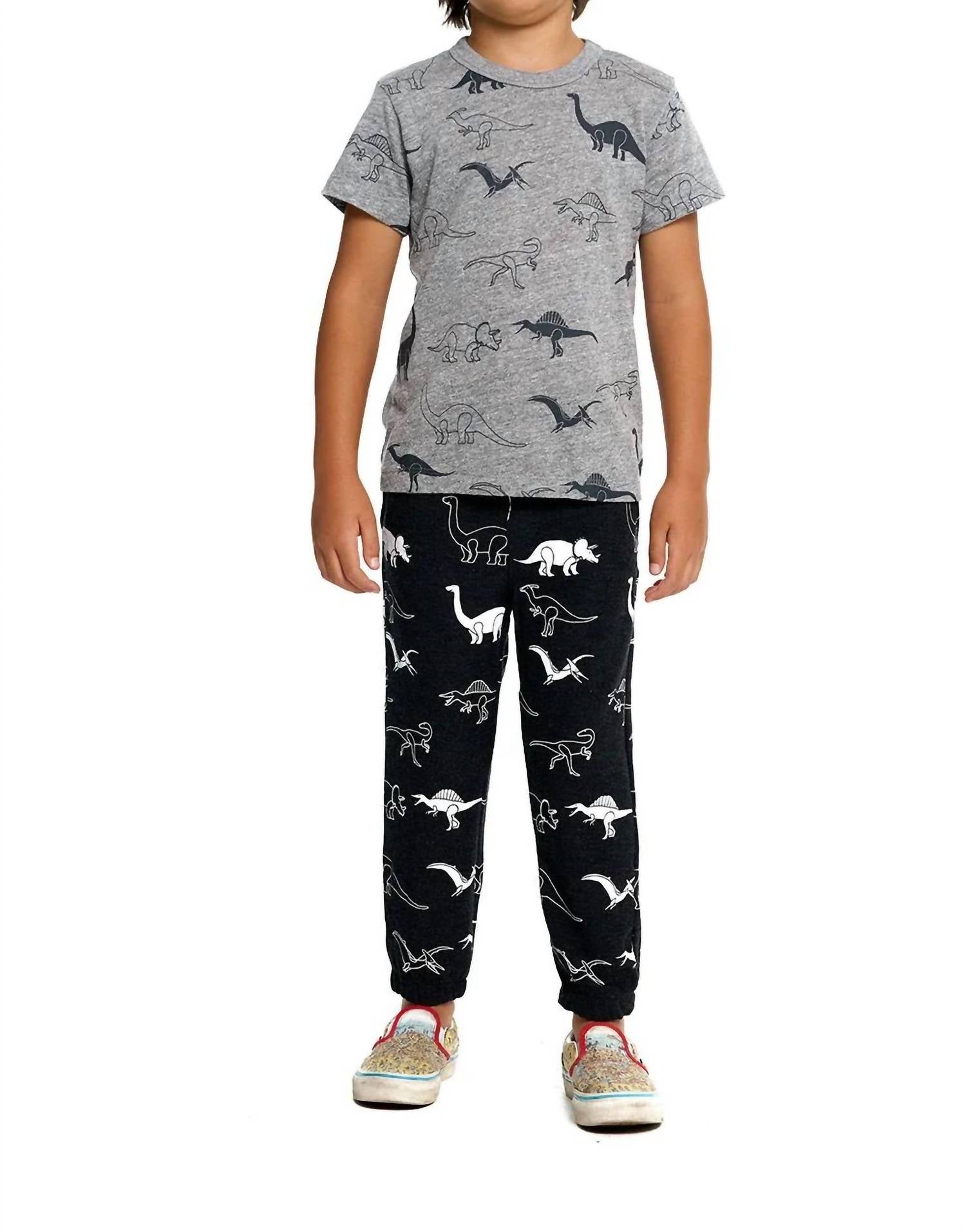 Chaser - Boy's Dino Jam Short Sleeve Tee