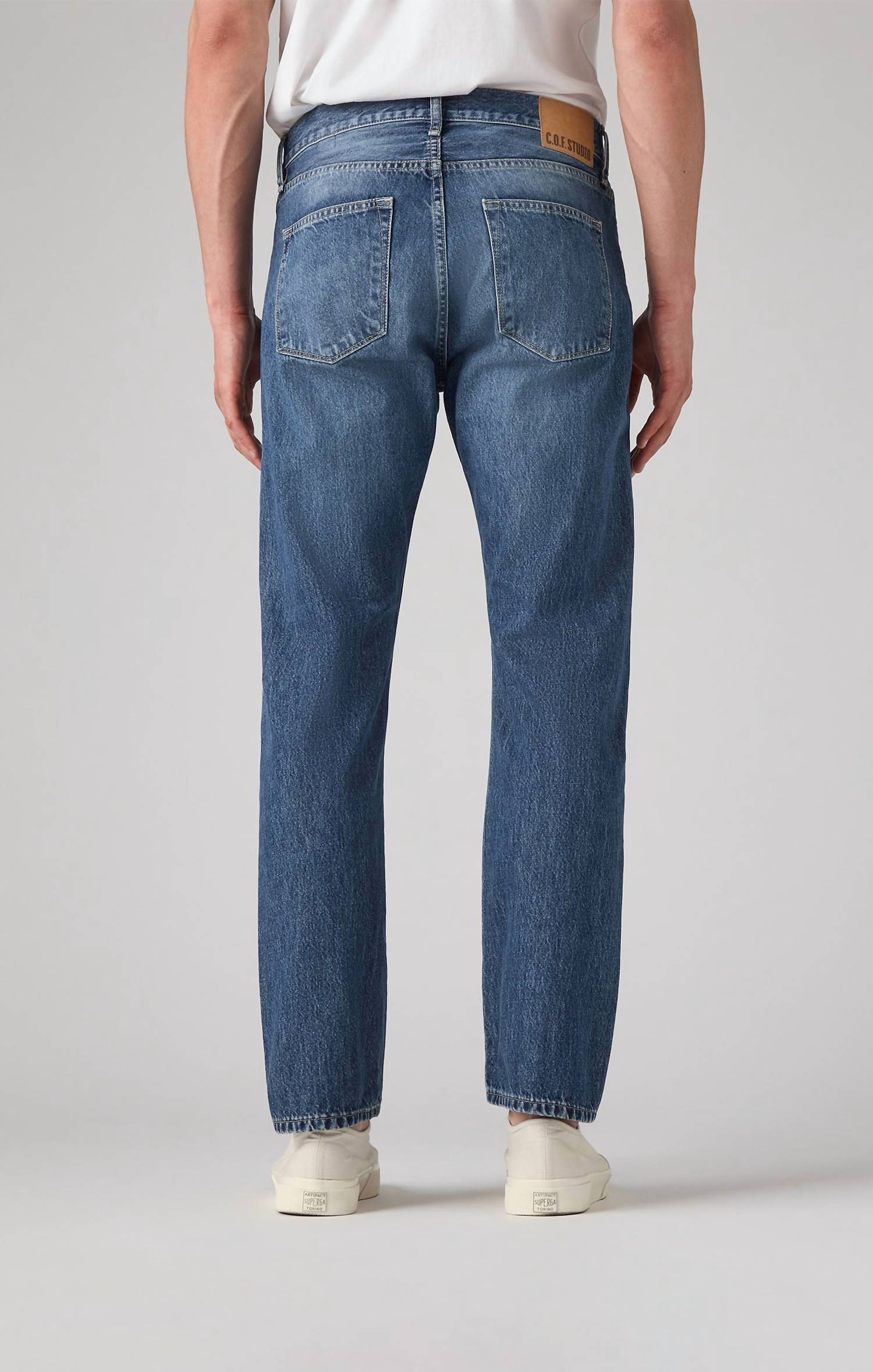 C.O.F. Studio - High Rise Straight Fit Jeans