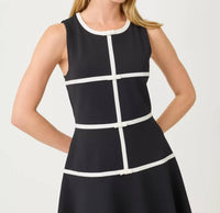 Lilly Pulitzer Clancie Mini Dress in noir - women's dress - alternate view