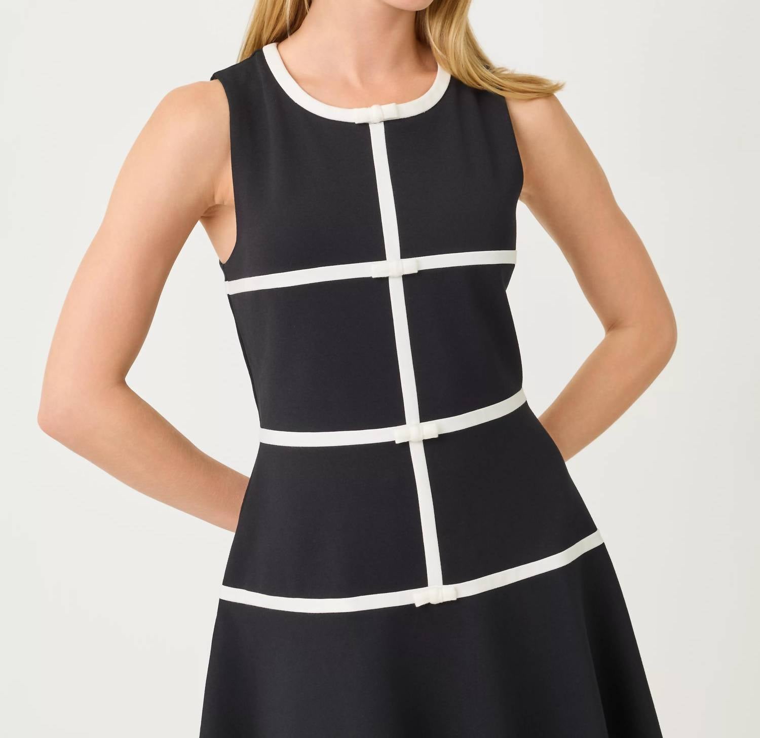 Lilly Pulitzer Clancie Mini Dress in noir - women's dress - alternate view