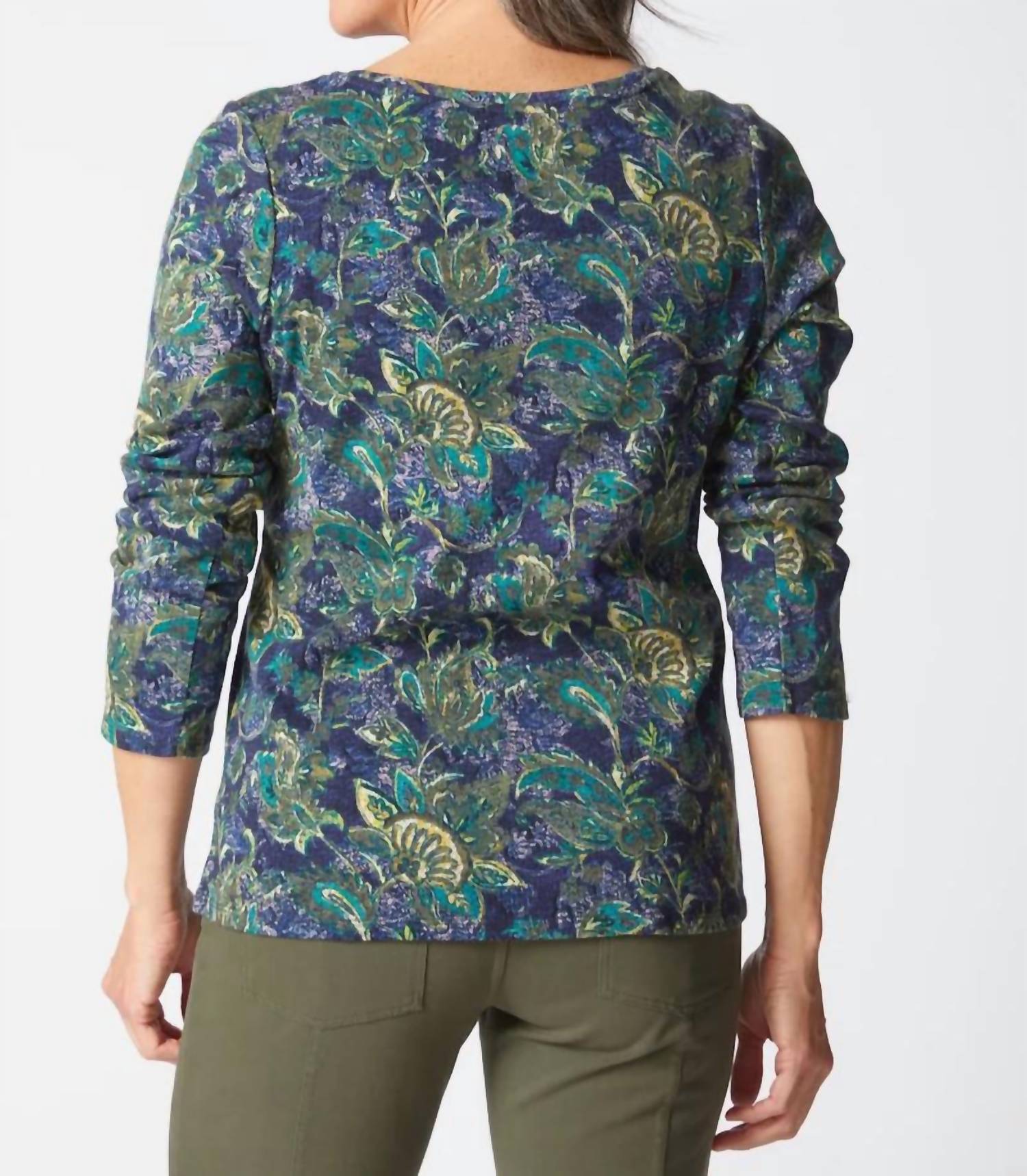 Habitat - V Neck Long Sleeve Tee