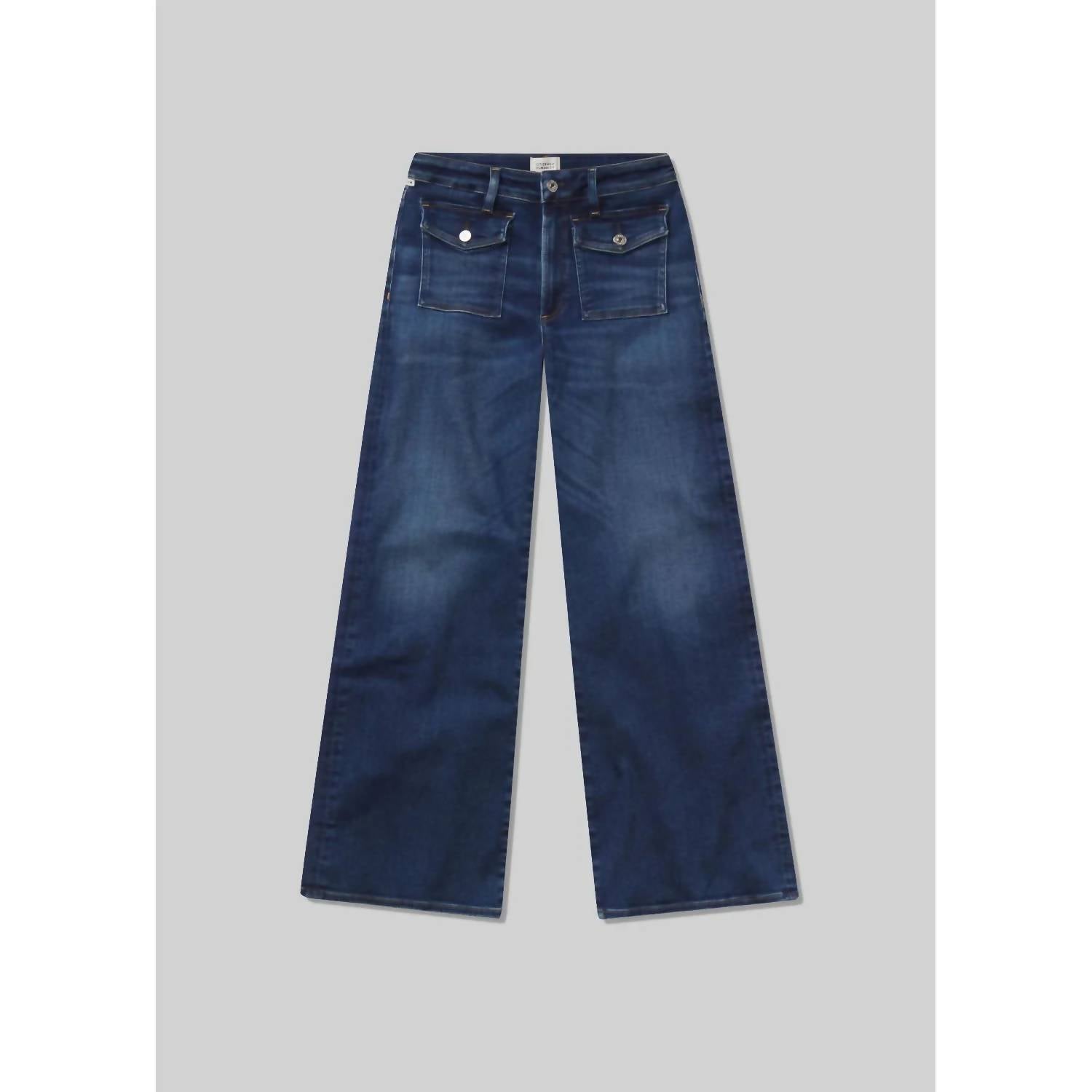 Citizens Of Humanity - Raven Patch Pocket Wide Leg Jean