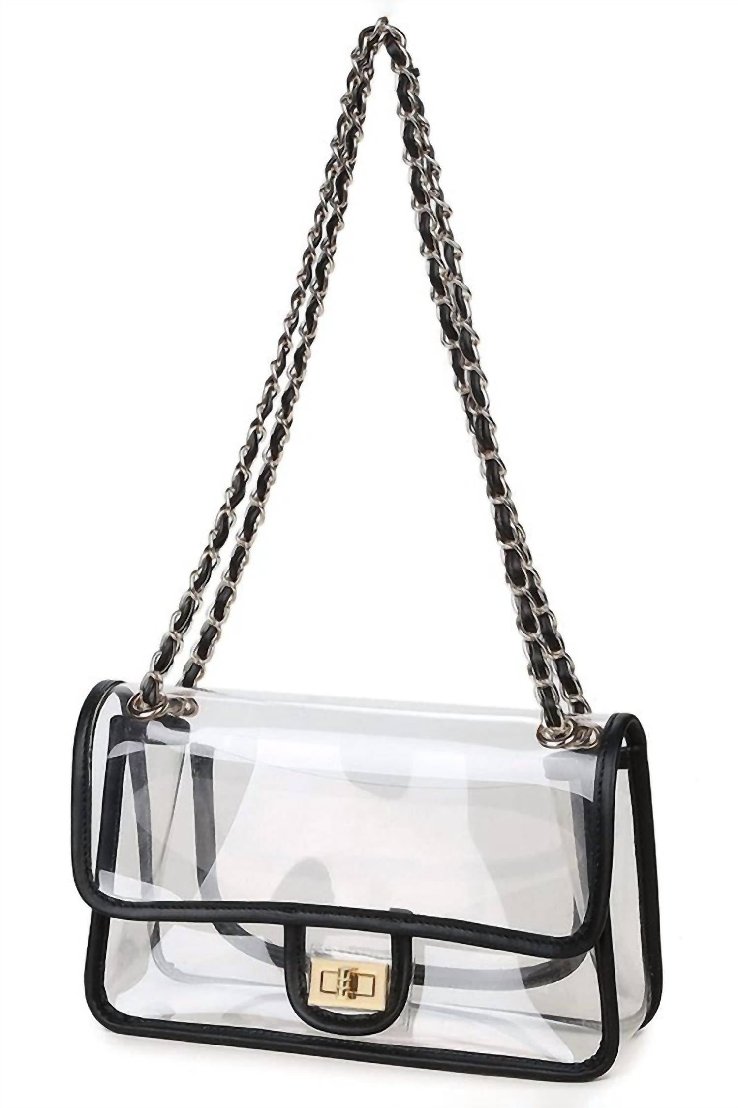 Leto - Women's Vegas Clear Crossbody Bag