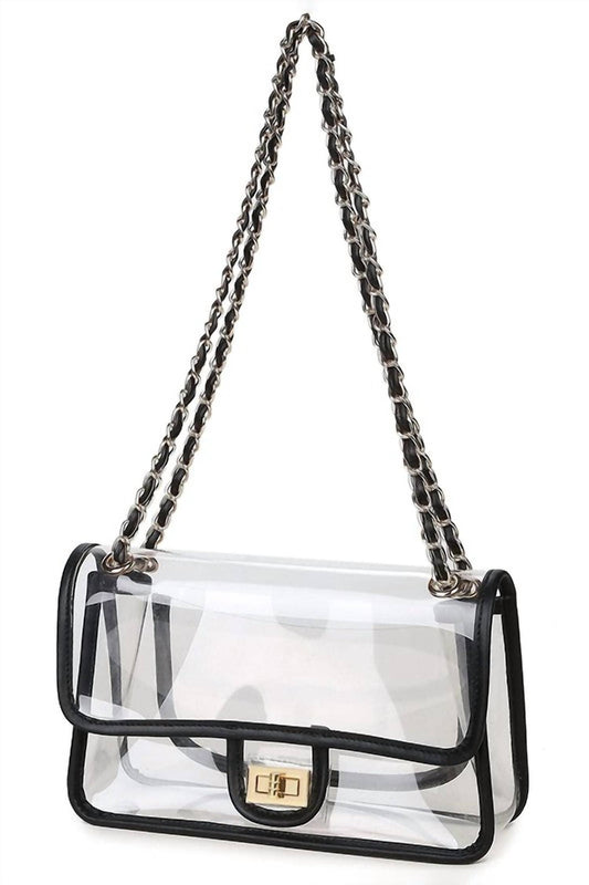 Leto - Women's Vegas Clear Crossbody Bag