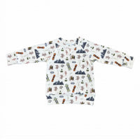 babysprouts Kid's Raglan Sweatshirt in winter ski - kids' sweater