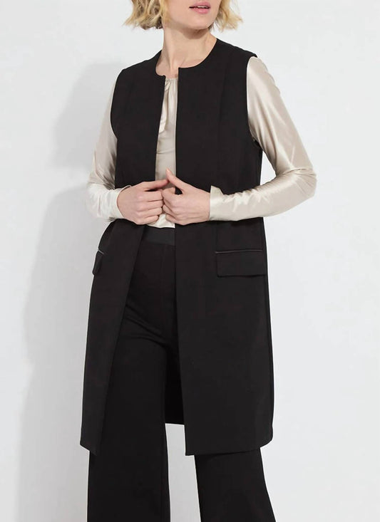 Lysse - Denver Ponte Sleeveless Coat