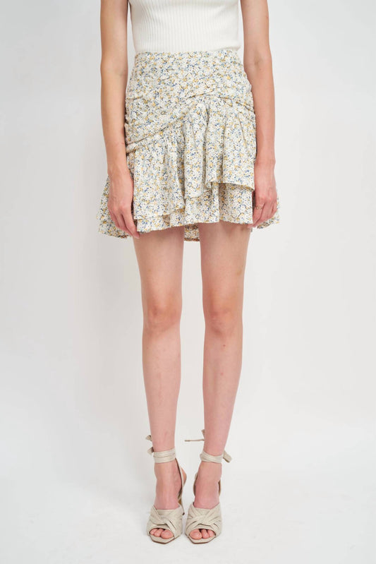 En Saison - Orielle Floral Mini Skirt