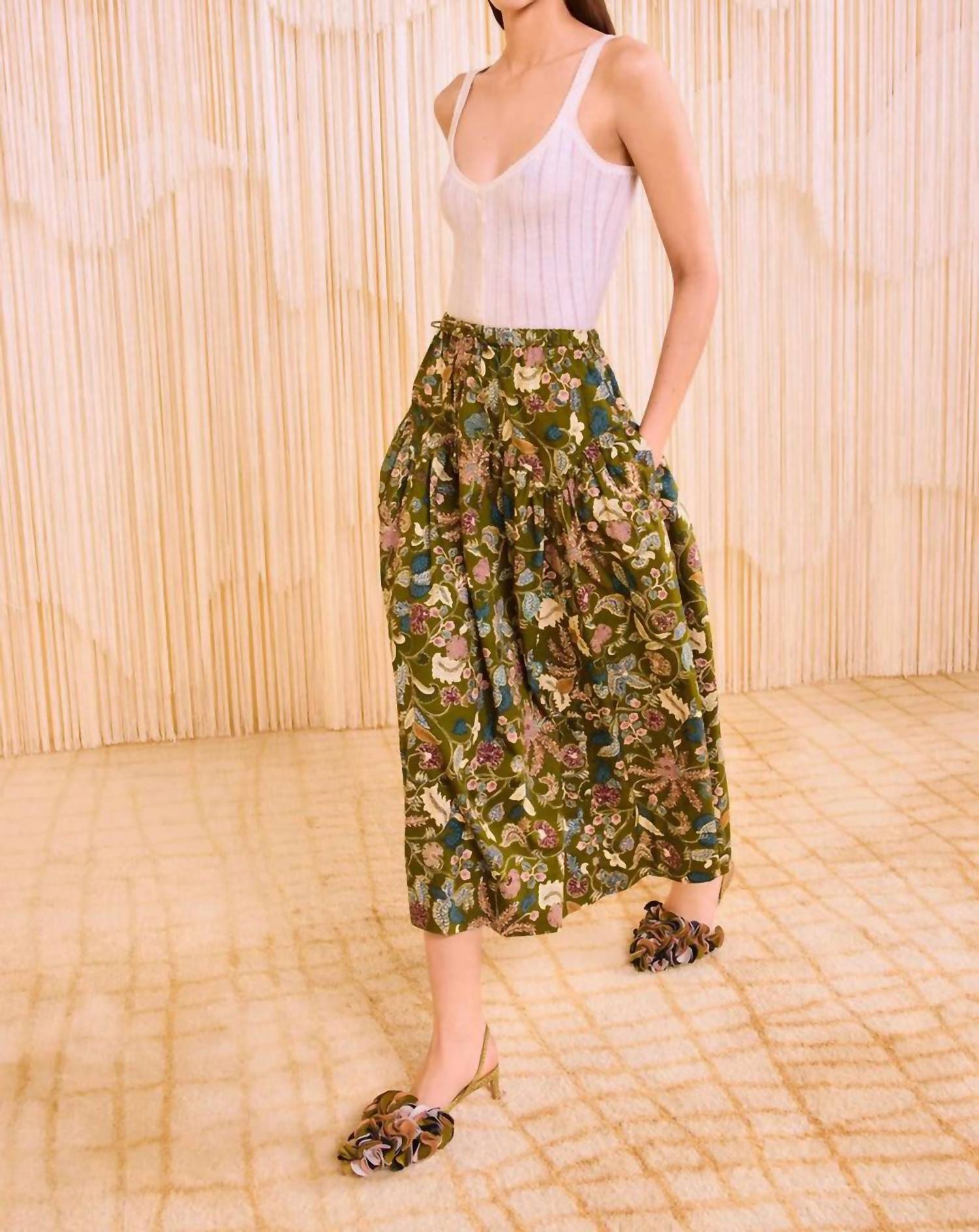 Ulla Johnson - Rosen Tie Waist Skirt