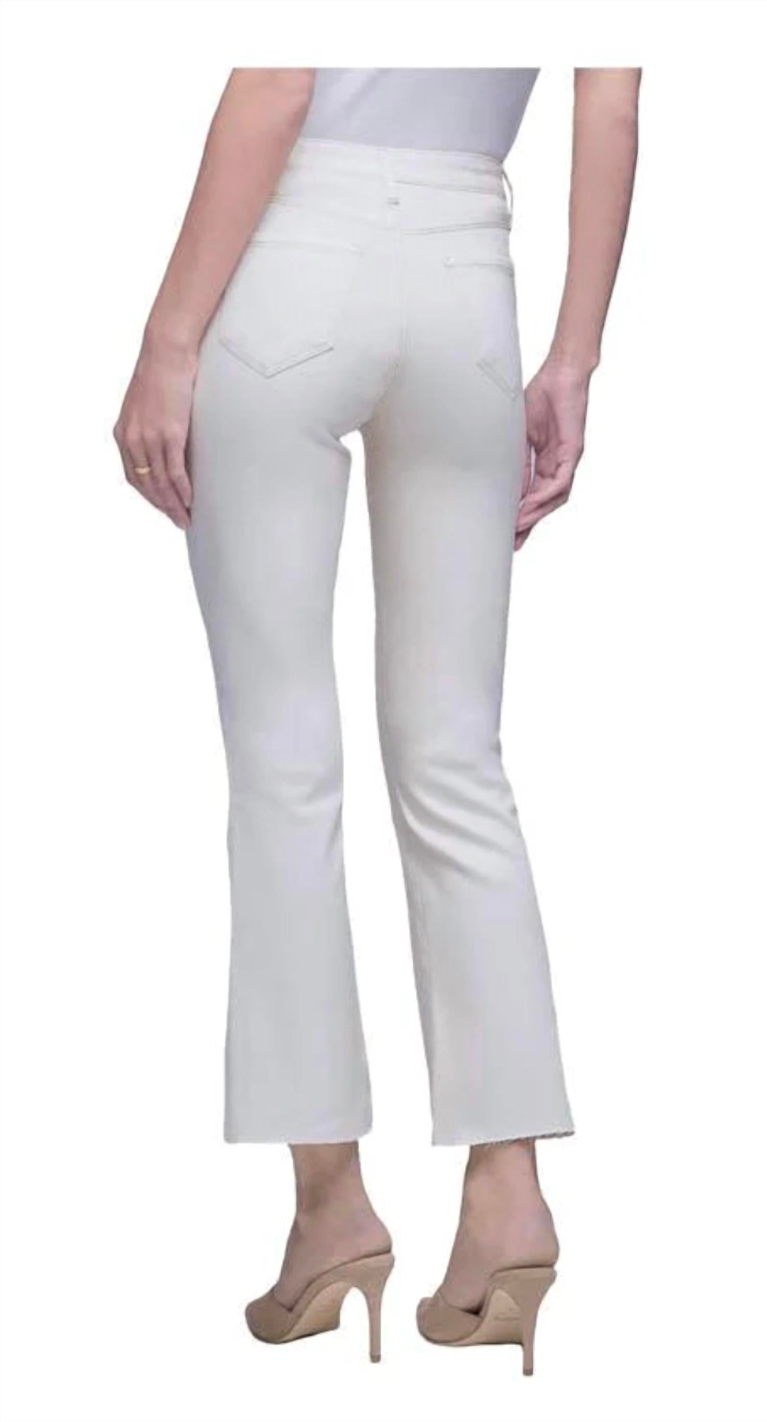 L'Agence - Women's Kendra High Rise Crop Flare Jeans