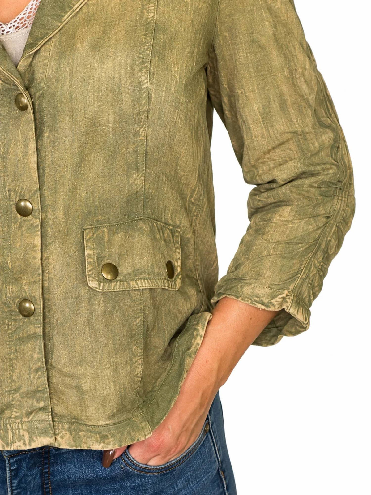 Tru Luxe - Notched Lapel Jacket