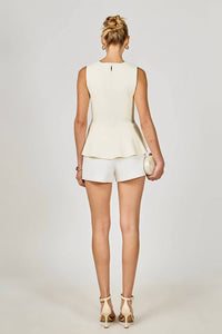 Endless Rose - Ring Detailed Flare Knit Top