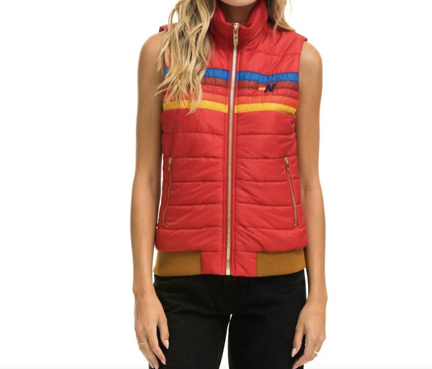 Aviator Nation - WOMEN'S 5 STRIPE VEST