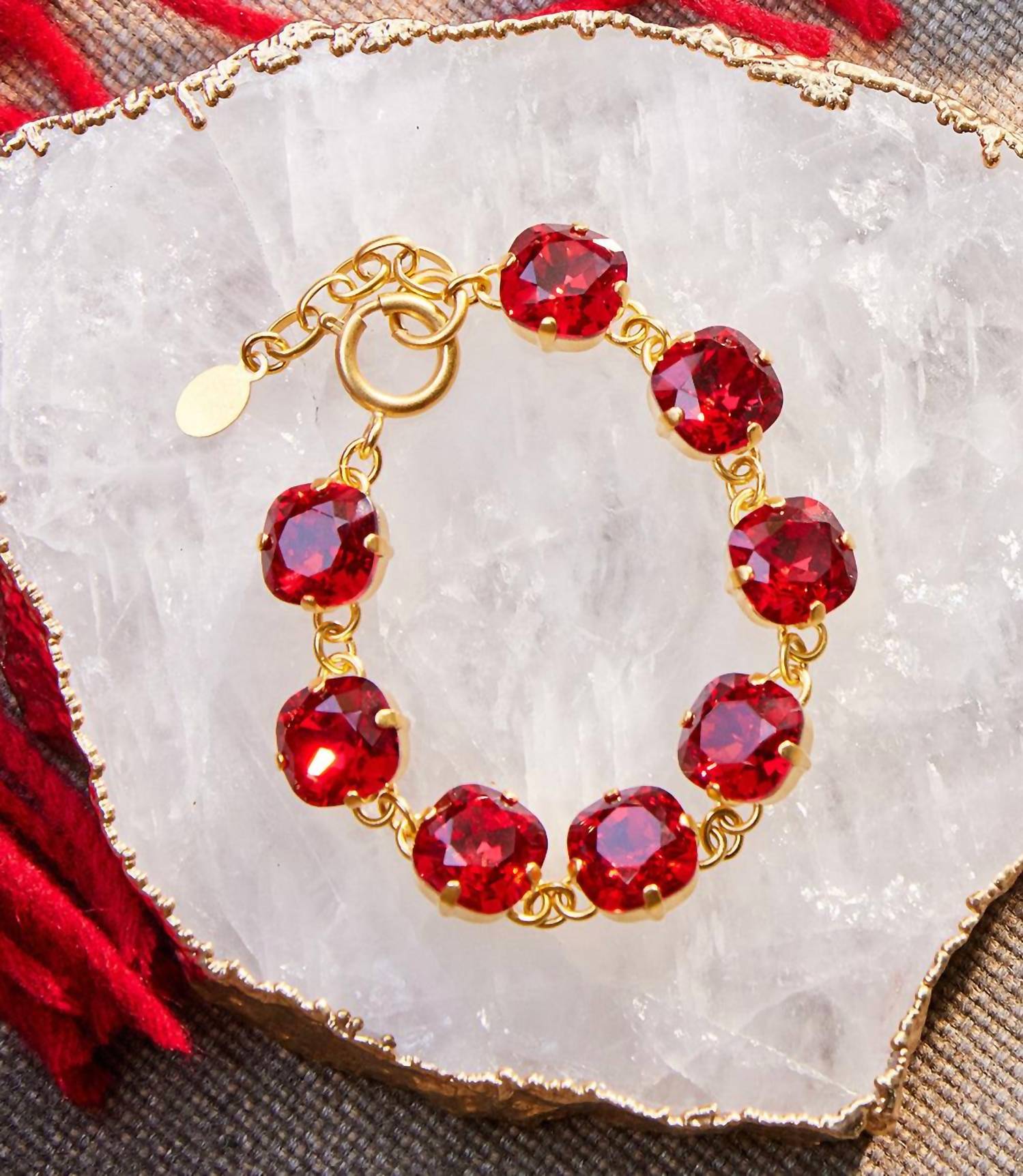 La Vie Parisienne - Women's Large Crystal Bracelet