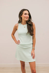 Skies Are Blue - Soft Modal Athleisure Mini Skorts