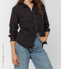 Velvet Heart - Bennett Long Sleeve Button-up Shirt
