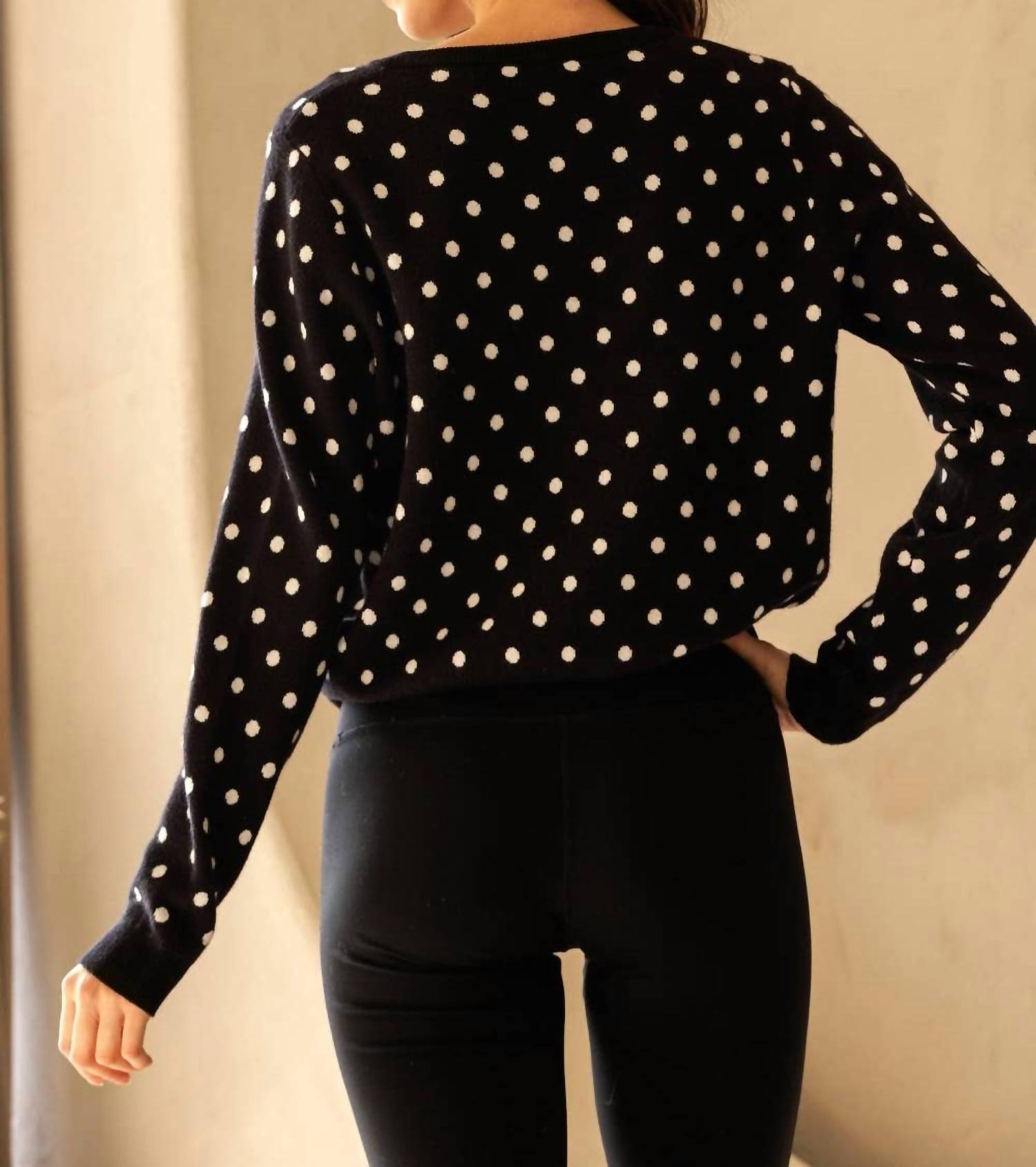 Storia - Women's Louise Polka Dot Cardigan