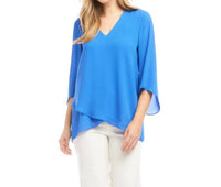 Karen Kane - Bracelet Sleeve Asymmetric Top