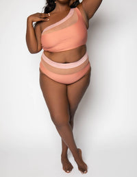 Nomads - Bay One-shoulder Swim Top - Plus