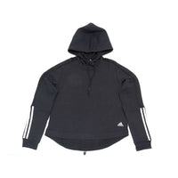 adidas Women's Id Elevated Cropped Hoodie in black - women's top