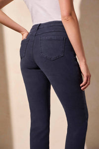 Tribal - Stretch Cotton Pull-on Straight Leg Capris