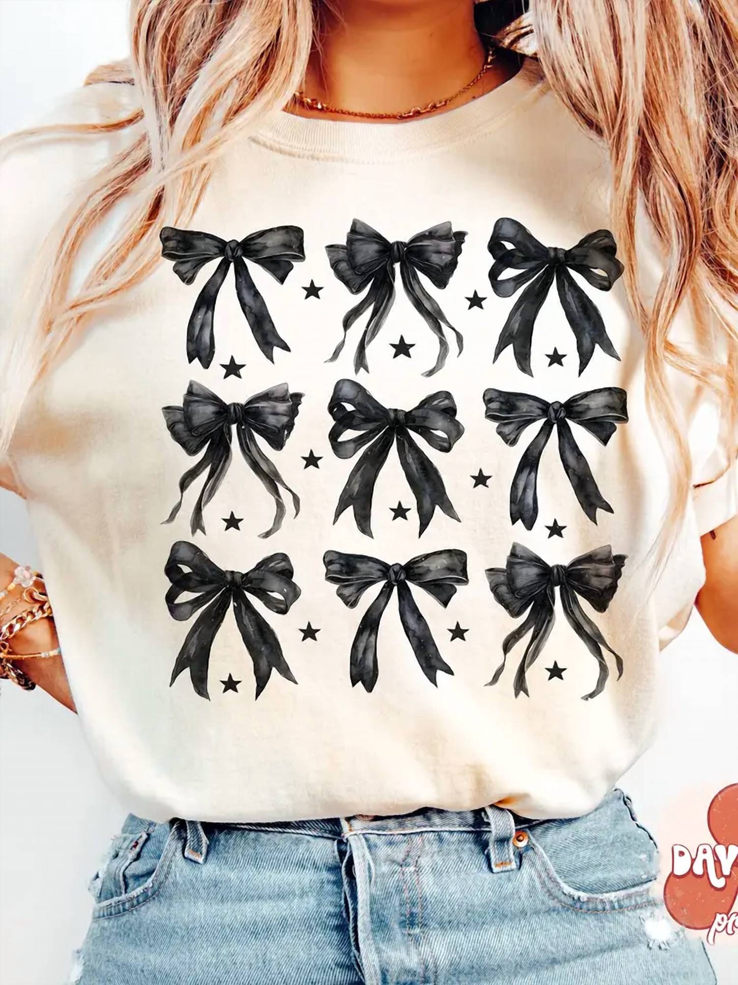 Cvh Dreamy Limited - Coquette Bow Graphic Tee