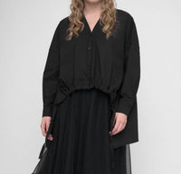 Baci - V-Neck Buttoned Long Sleeve Shirt