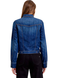 Hidden - No Collar Fashion Trucker Jacket