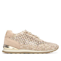 Xti Women's Textile Sneakers in beige - women's sneaker - alternate view