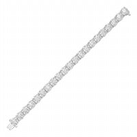 Diana M Jewels - Lab Grown 42.00 Cts Diamond Round Tennis Bracelet