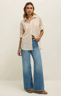 Z Supply - Gingham Button Up Top
