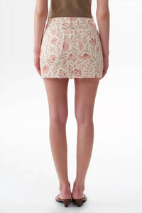 Bayeas - Mid Rise Floral Mini Skirt
