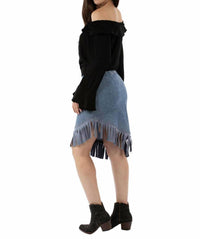 Scully - Fringe Skirt