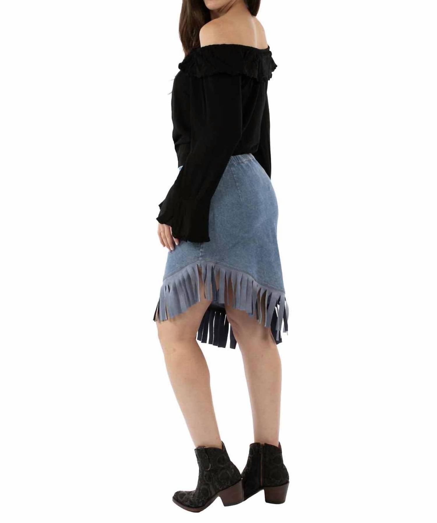 Scully - Fringe Skirt