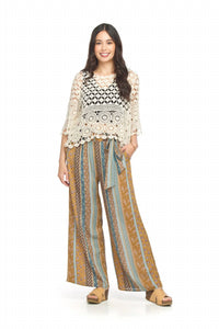 Papillon - Cropped Lace Crochet Pullover Sweater