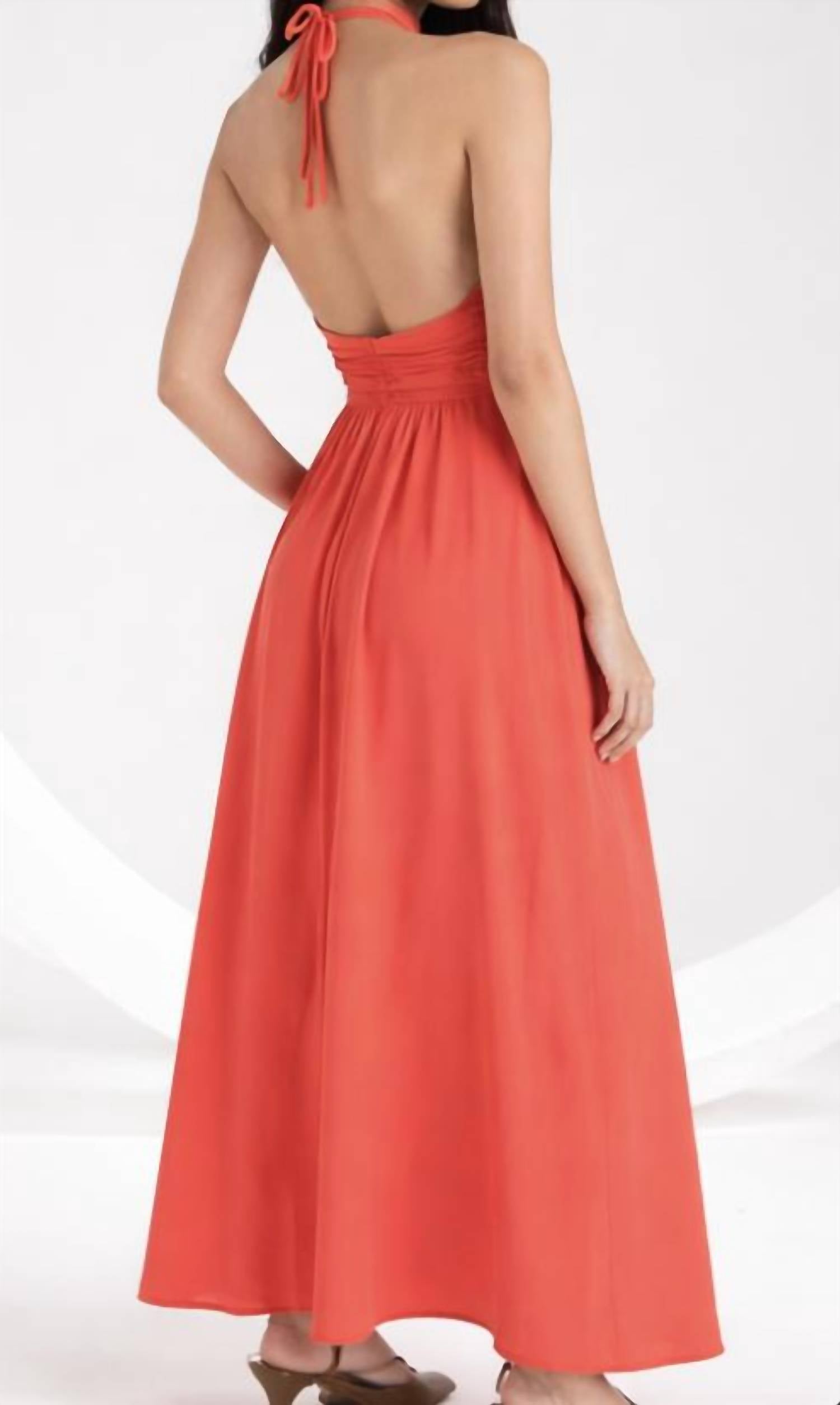 Purotatto - Halter Midi Dress