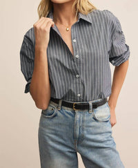 Z Supply - Seaport Striped Poplin Shirt