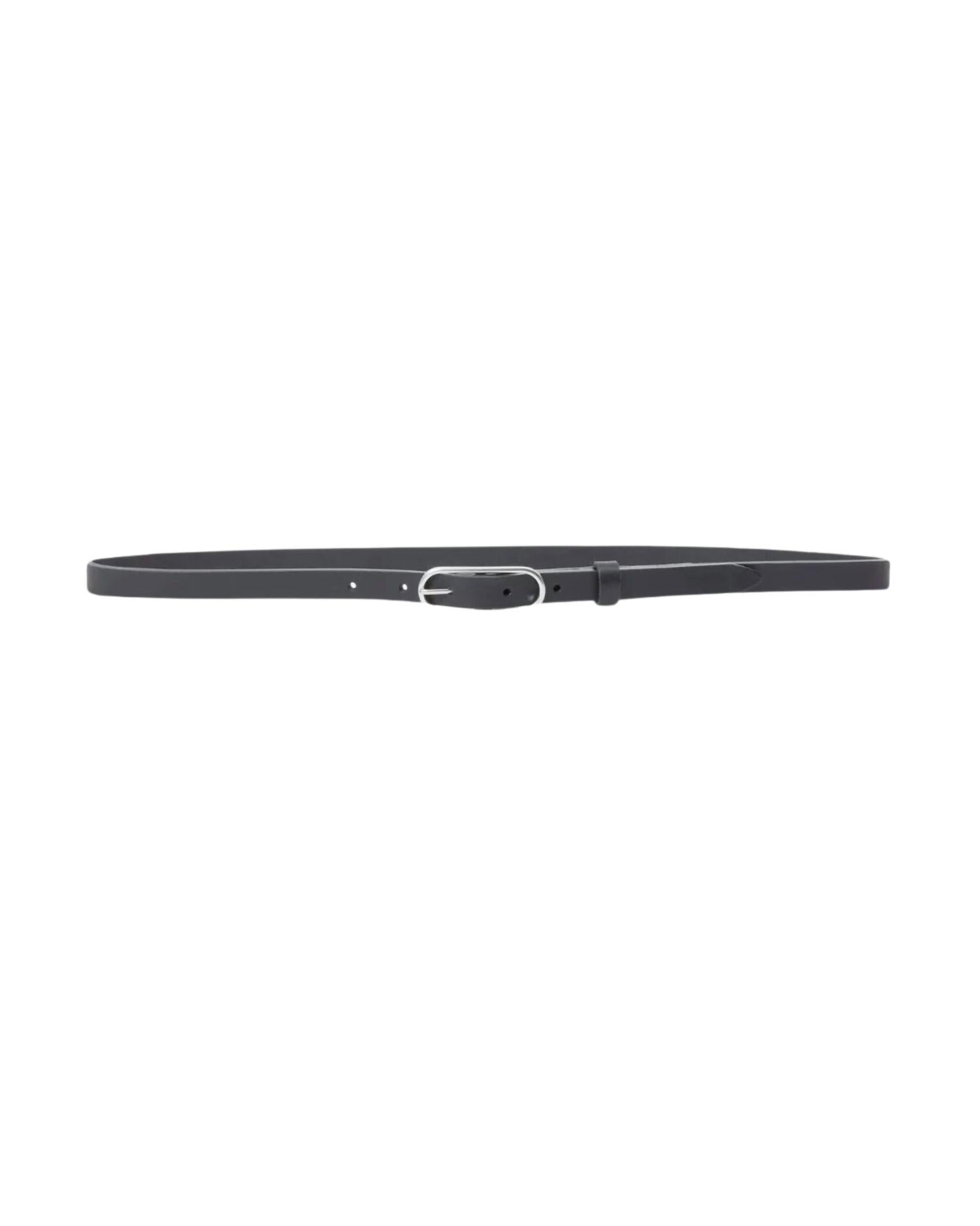 Rag & Bone Women's Baby Rounded Rebound Belt in black - women's accessory