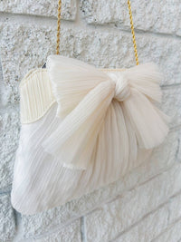 Loeffler Randall - Rayne Pleated Bow Clutch
