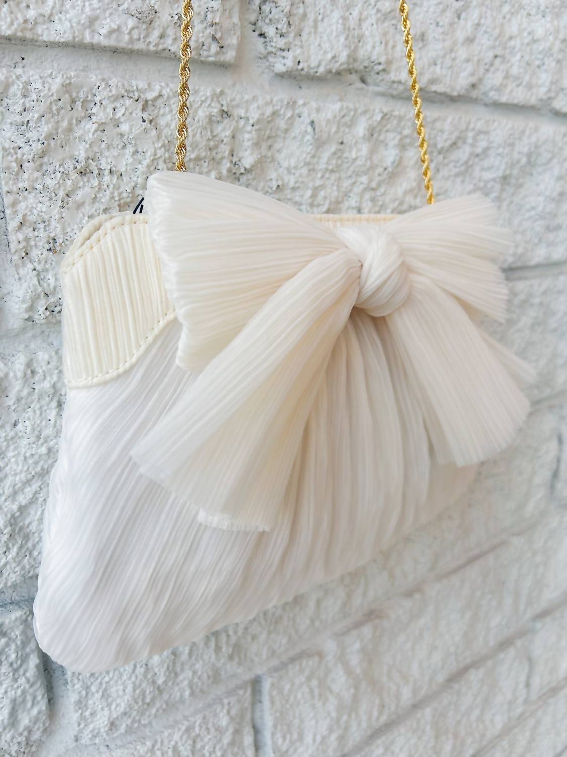 Loeffler Randall - Rayne Pleated Bow Clutch