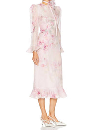 Zimmermann - Crush Flower Midi Dress