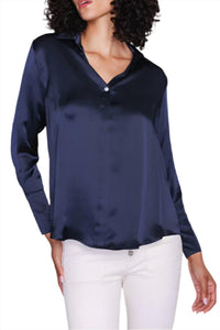Catherine Gee - Daria French Cuff Silk Blouse