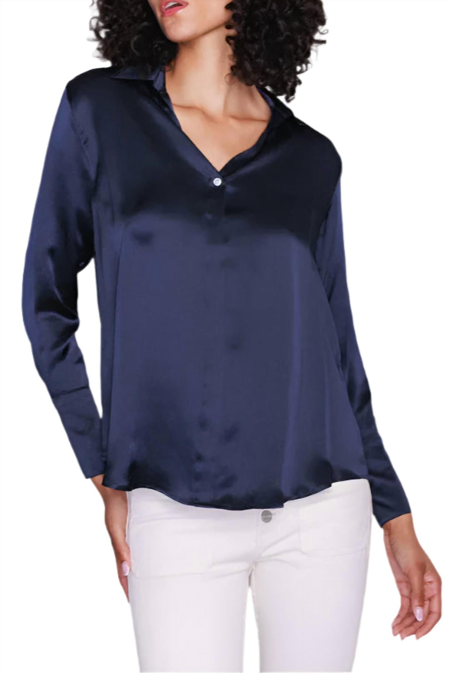Catherine Gee - Daria French Cuff Silk Blouse