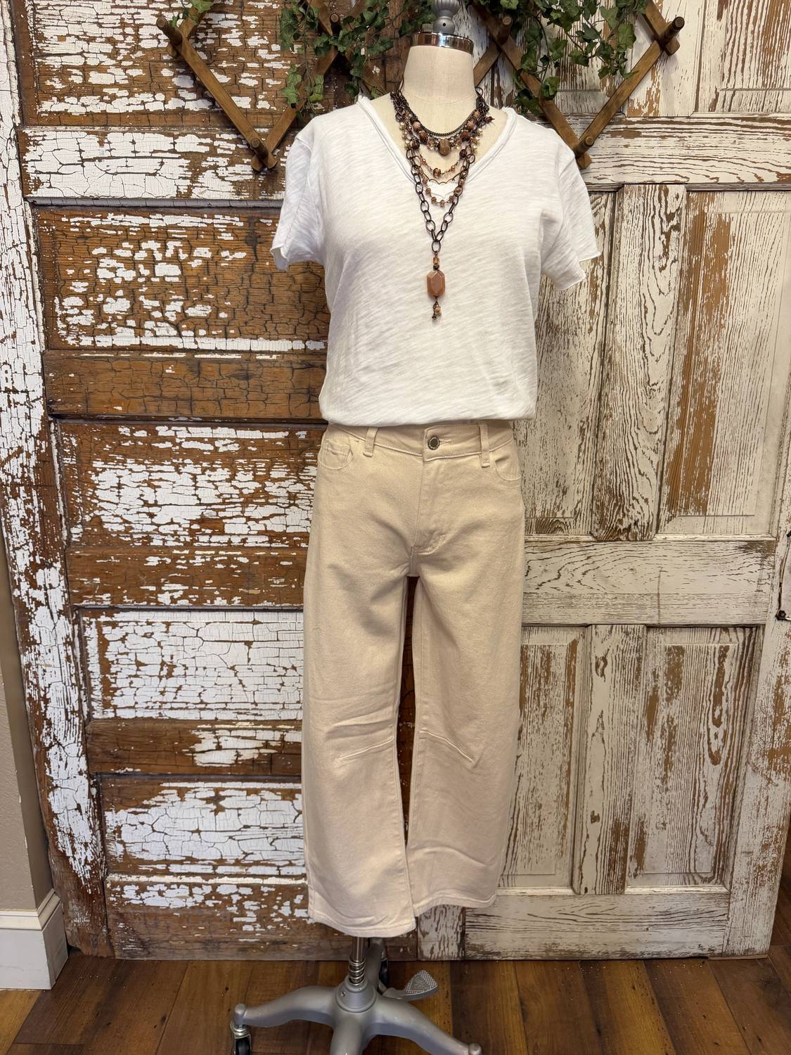 Charlie B - Women's Twill Barrel Jeans