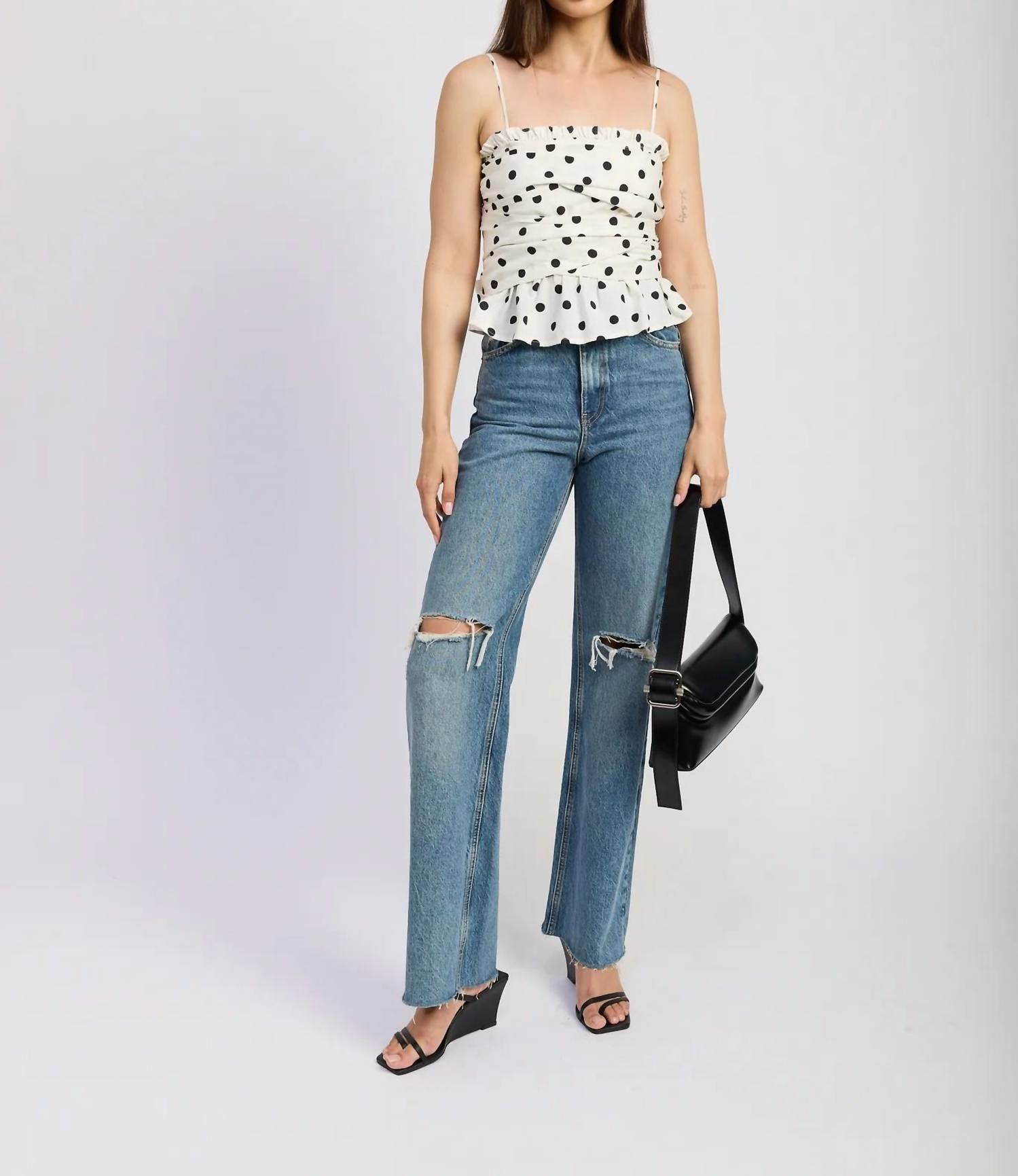 En Saison - Harley Peplum Top